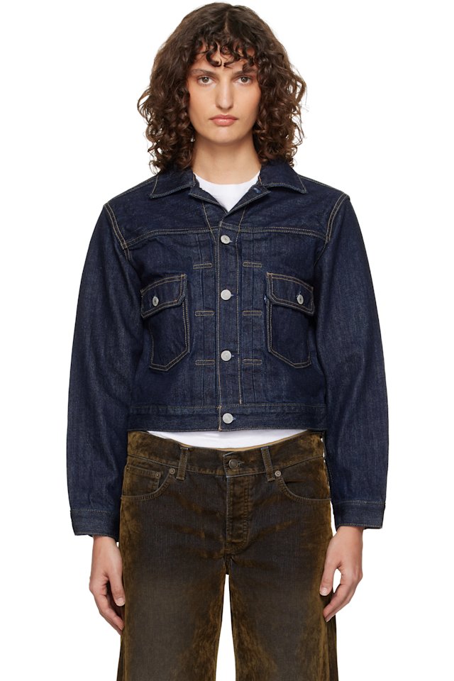 Levi's — Navy Blue Tab Type II Trucker Jacket