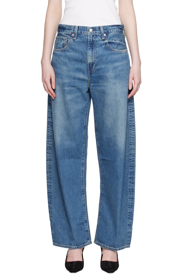 Levi's — Blue Drop Barrel Jeans