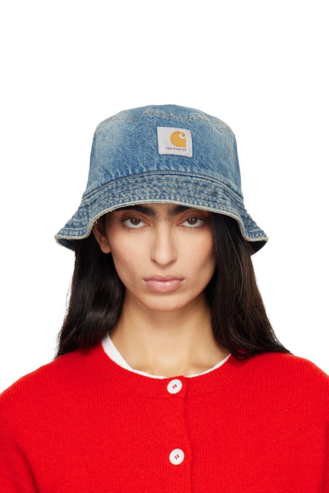 Carhartt Work In Progress — Blue Aden Bucket Hat