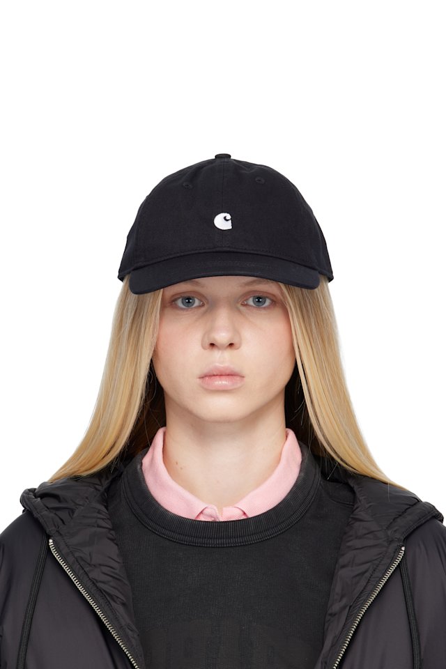 Carhartt Work In Progress — Black Madison Logo Cap