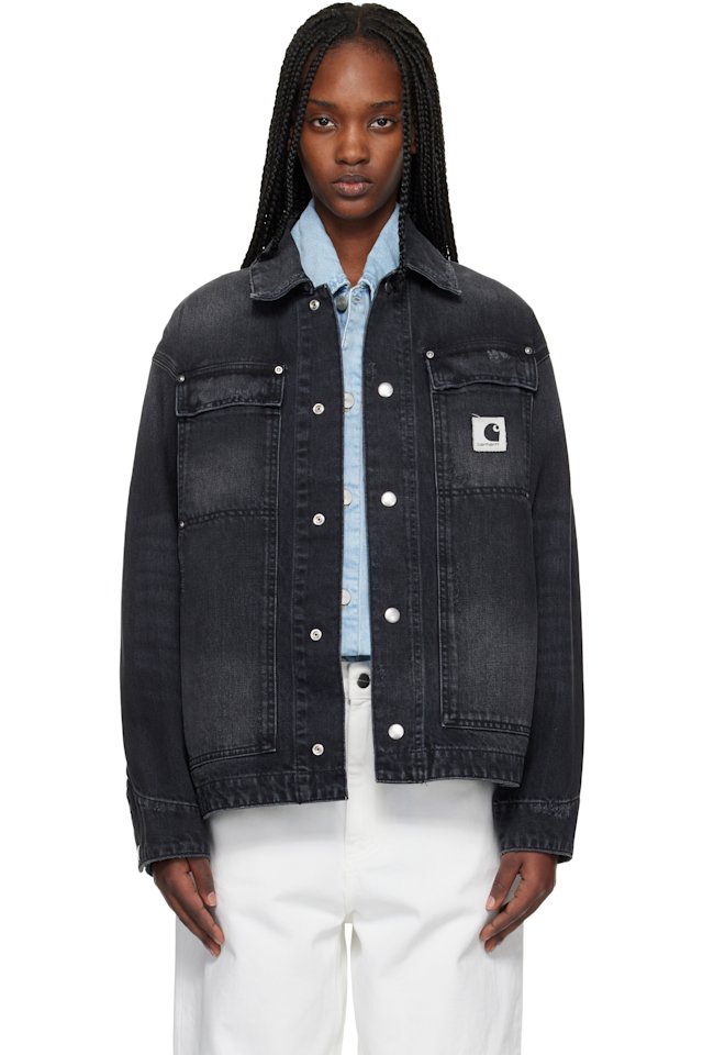 Carhartt Work In Progress — Black Arctic Denim Jacket