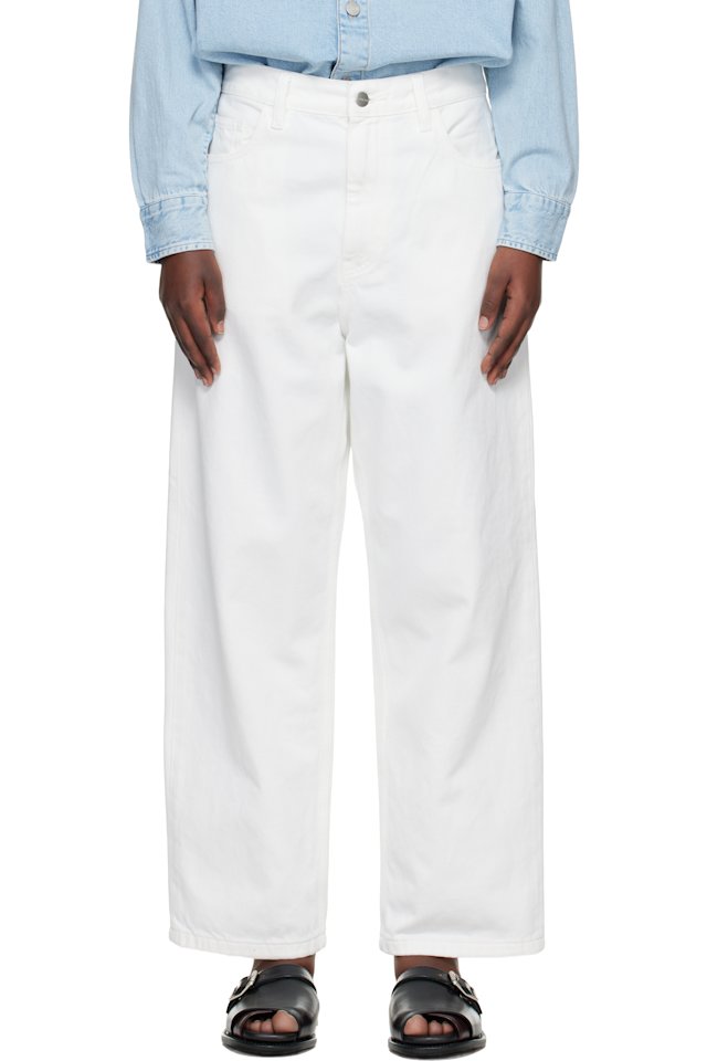 Carhartt Work In Progress — White Brandon Jeans