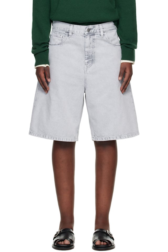 Carhartt Work In Progress — Gray Brandon Denim Shorts