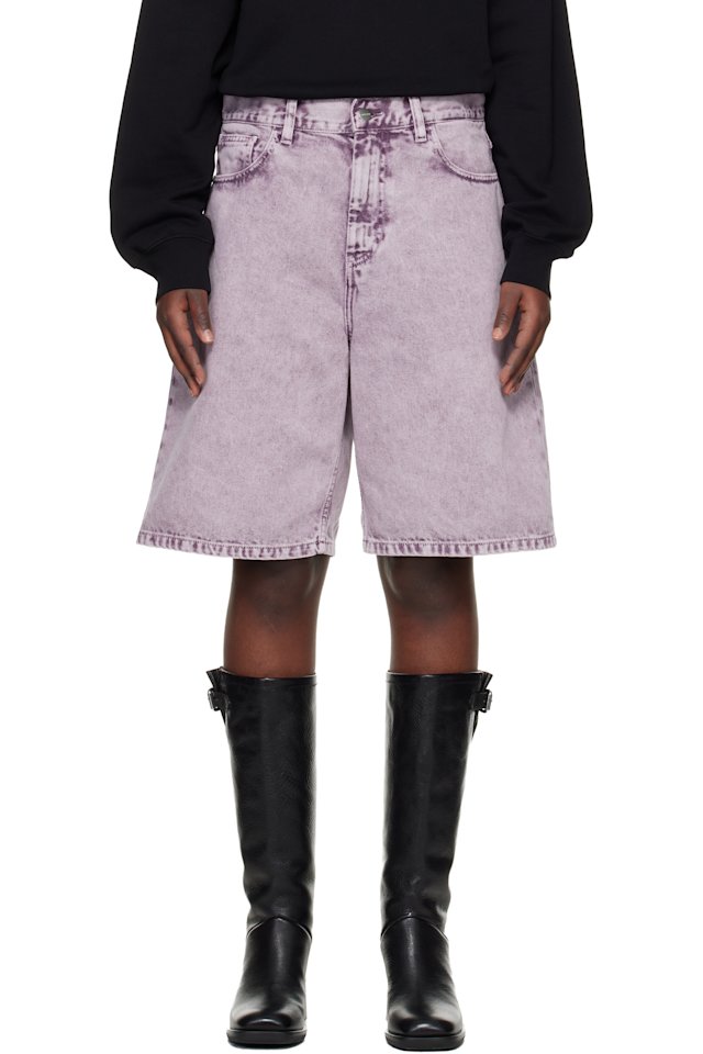 Carhartt Work In Progress — Purple Brandon Denim Shorts