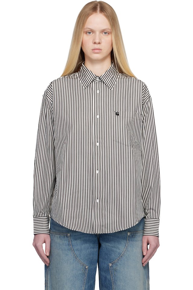 Carhartt Work In Progress — Black & White Daldry Shirt