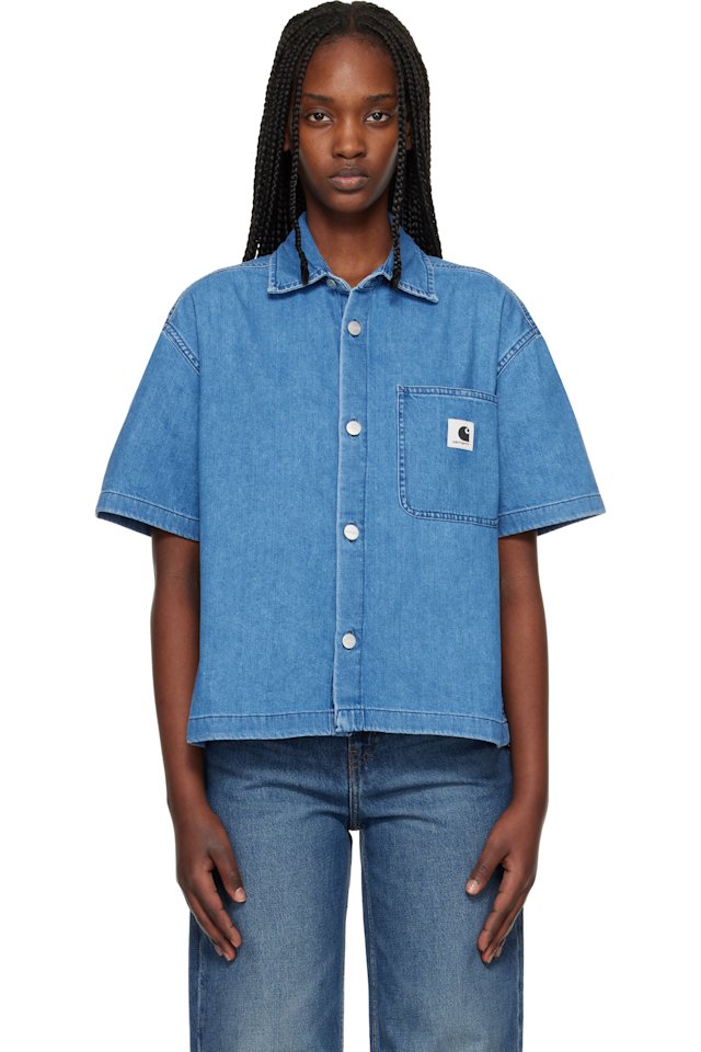 Carhartt Work In Progress — Blue Lovilia Denim Shirt