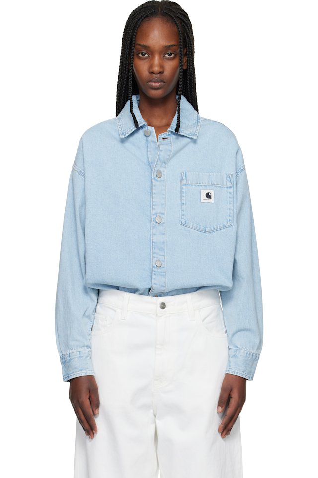 Carhartt Work In Progress — Blue Alta Denim Shirt