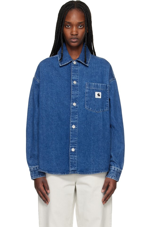 Carhartt Work In Progress — Blue Alta Denim Shirt