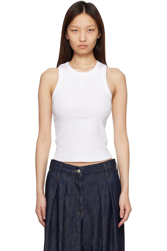 Carhartt Work In Progress — White Philips Tank Top