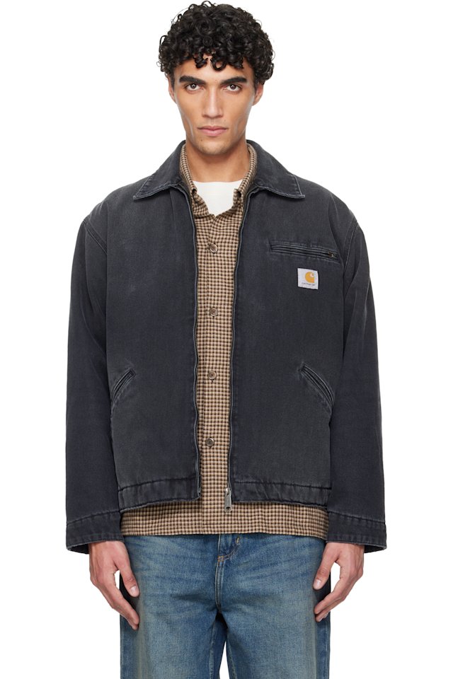 Carhartt Work In Progress — Black OG Detroit Denim Jacket