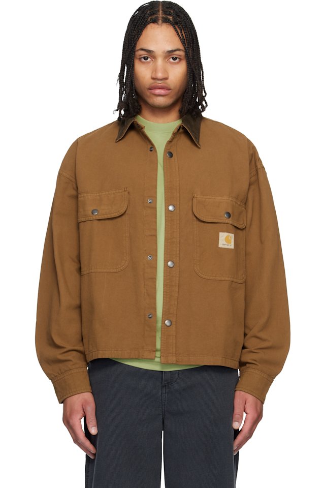 Carhartt Work In Progress — Tan Prescott Overshirt