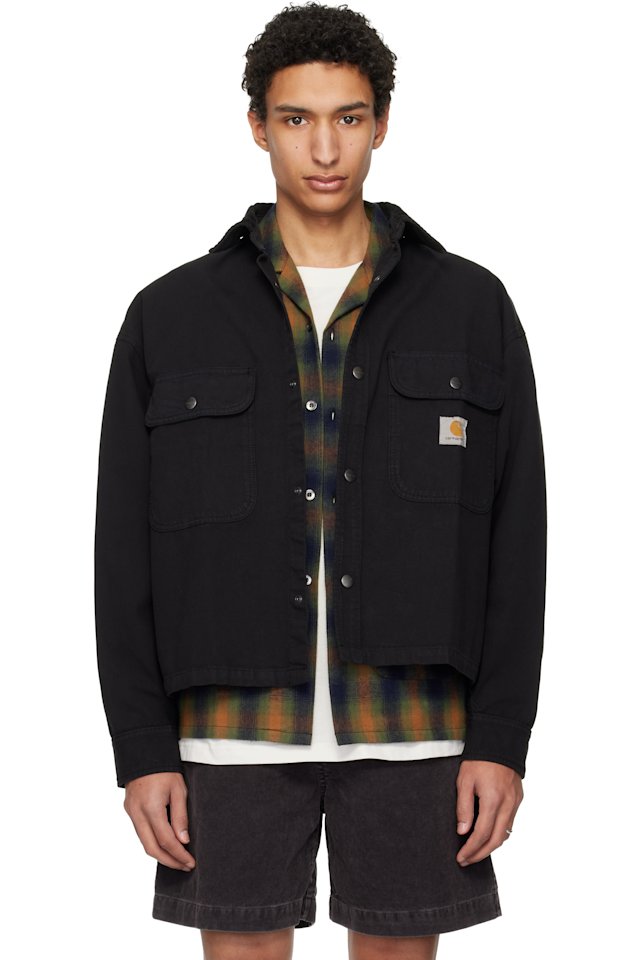 Carhartt Work In Progress — Black Prescott Overshirt
