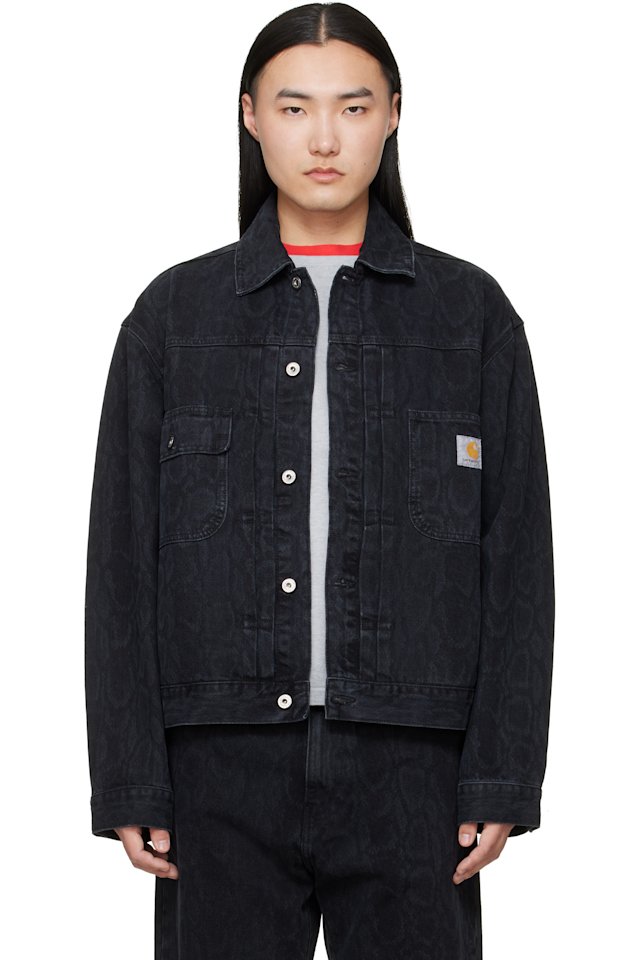 Carhartt Work In Progress — Black Belmar Denim Jacket