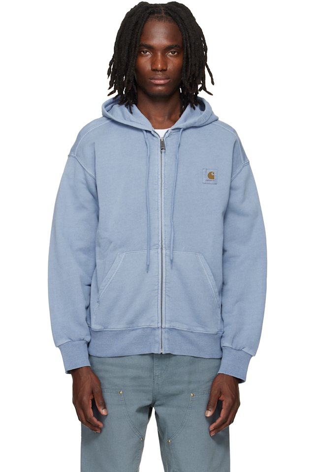 Carhartt Work In Progress — Blue Nelson Hoodie