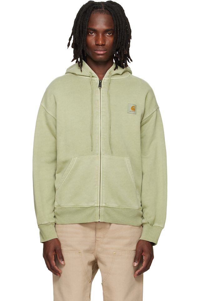 Carhartt Work In Progress — Green Nelson Hoodie