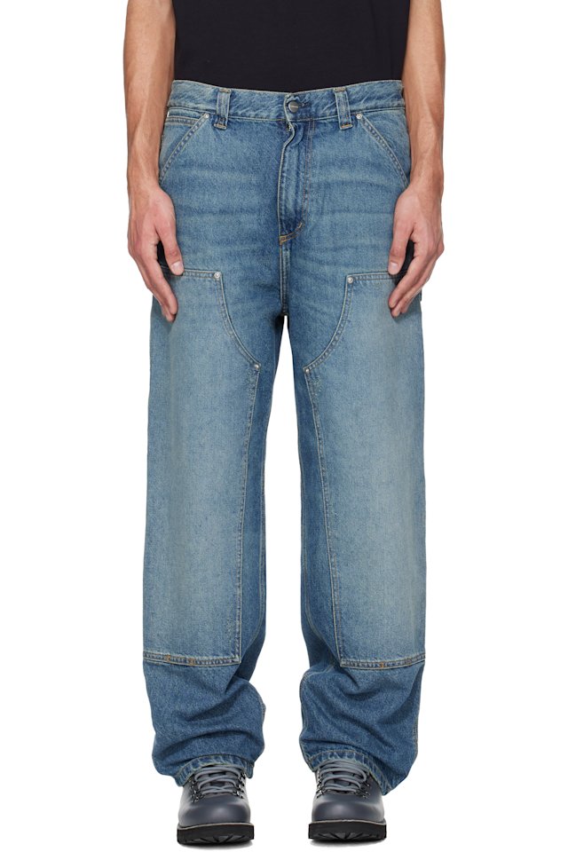Carhartt Work In Progress — Blue OG Double Knee Jeans