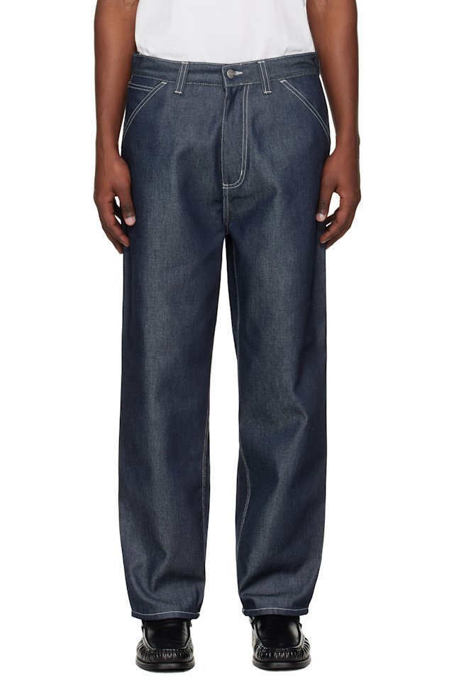 Carhartt Work In Progress — Navy OG Single Knee Jeans
