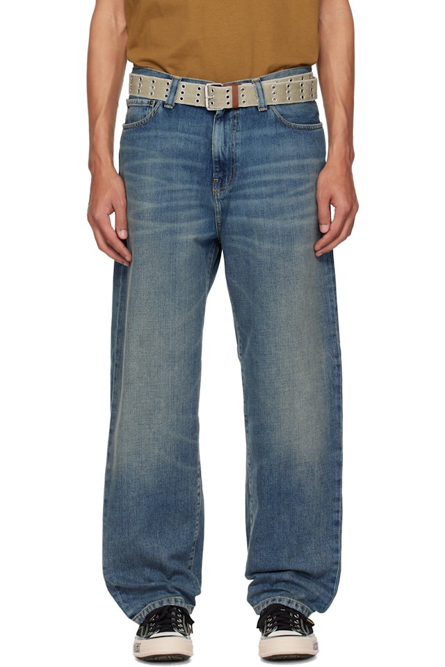 Carhartt Work In Progress — Blue Aaron Jeans