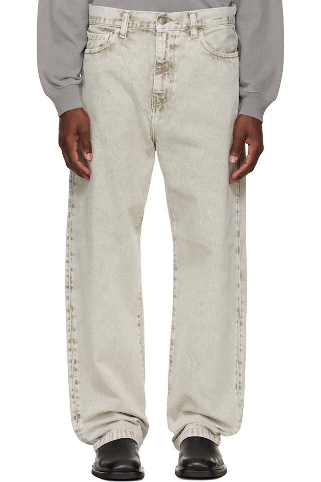 Carhartt Work In Progress — Gray Landon Jeans