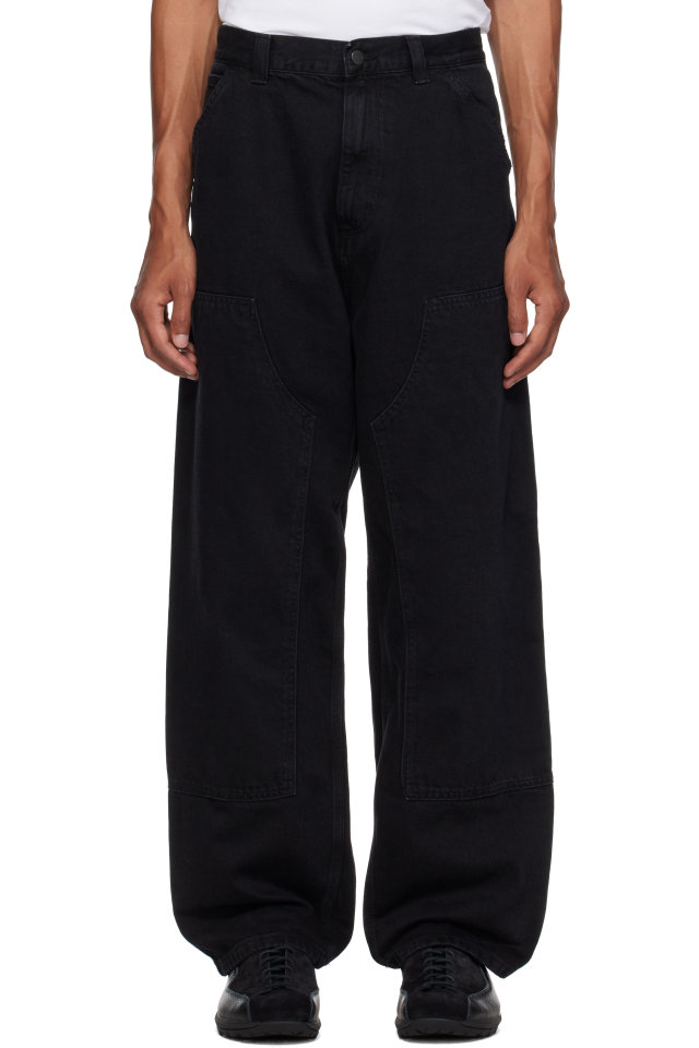 Carhartt Work In Progress — Black OG Double Knee jeans