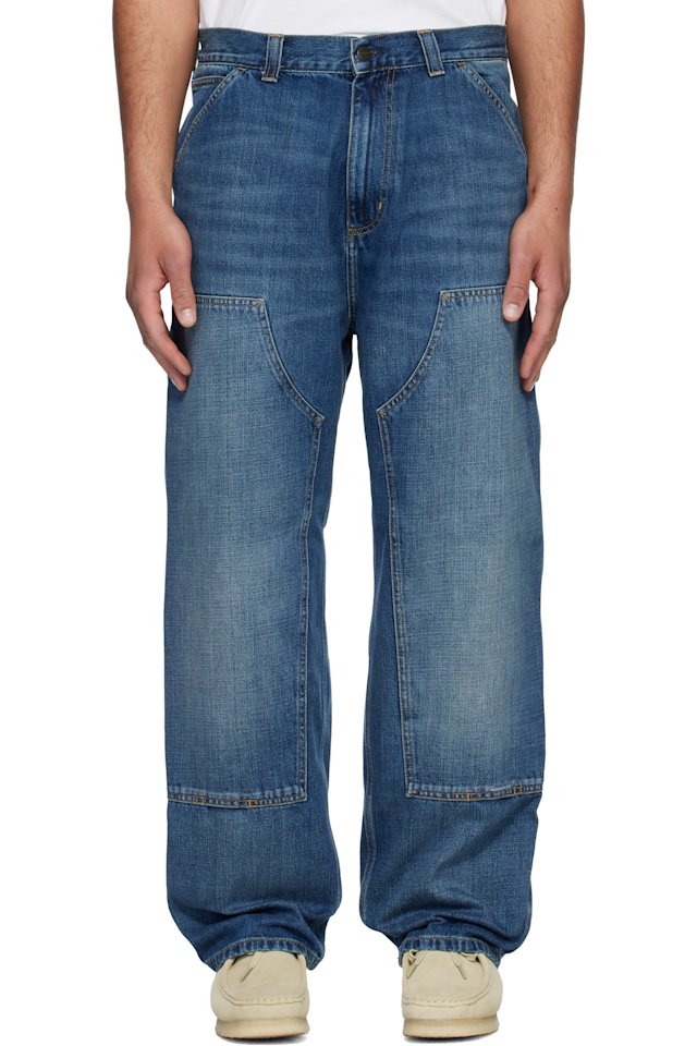 Carhartt Work In Progress — Blue OG Double Knee Jeans