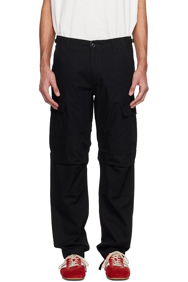 Carhartt Work In Progress — Black Aviation Cargo Pants