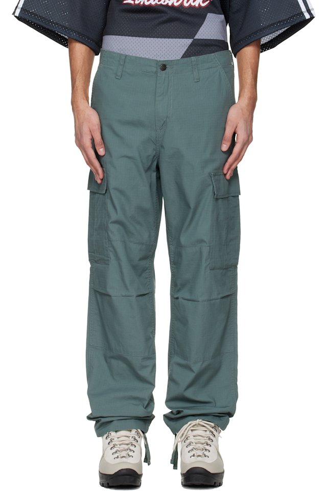 Carhartt Work In Progress — Green Regular Cargo Pants