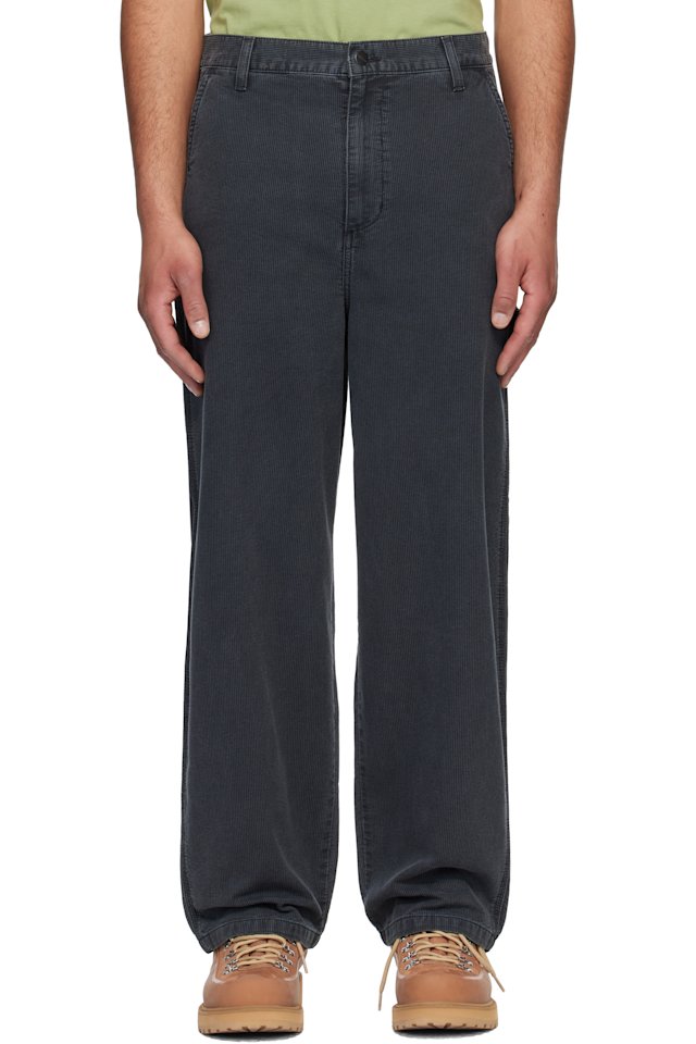 Carhartt Work In Progress — Black Parrish Corduroy Trousers