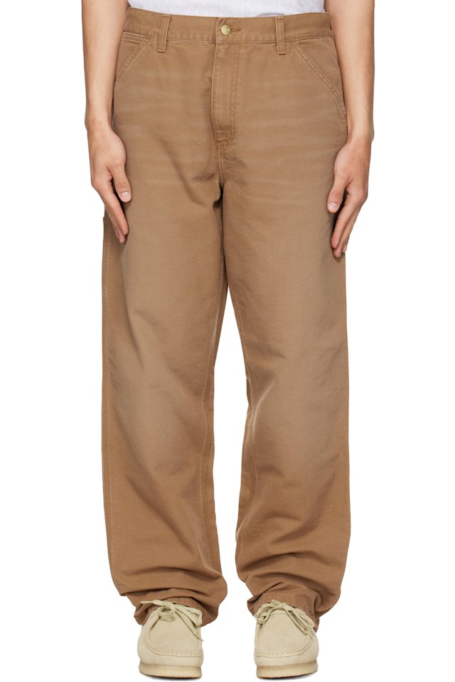 Carhartt Work In Progress — Tan Single Knee Trousers
