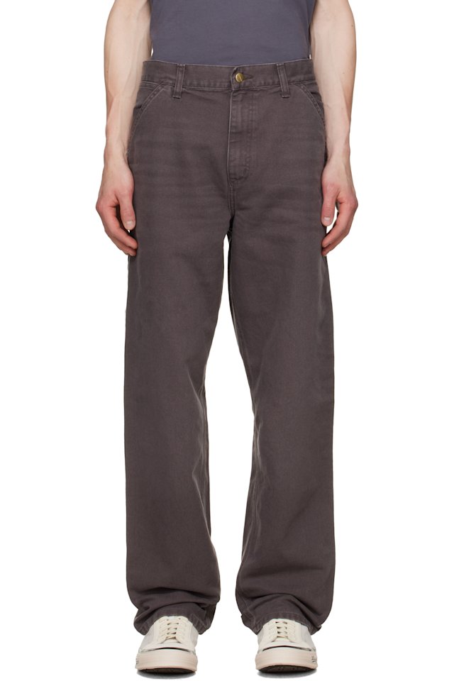 Carhartt Work In Progress — Brown Single Knee Trousers