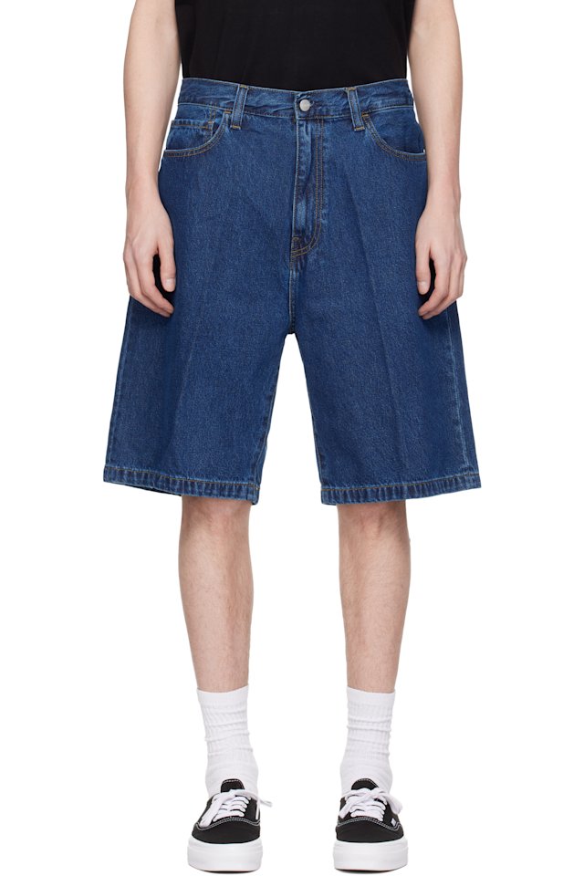 Carhartt Work In Progress — Blue Landon Denim Shorts