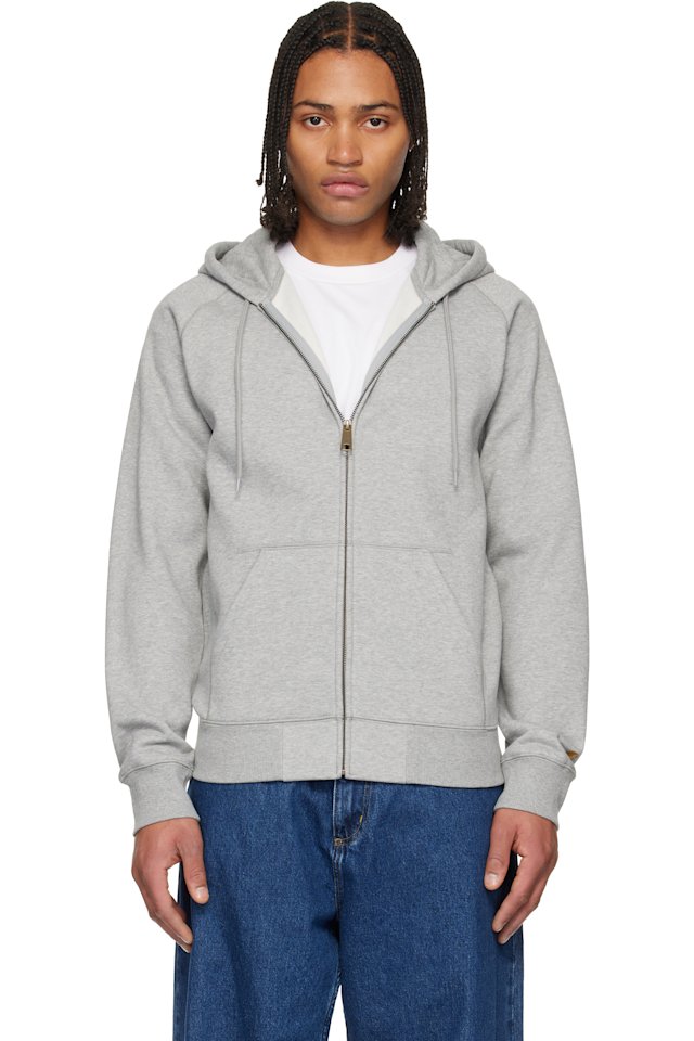 Carhartt Work In Progress — Gray Chase Hoodie