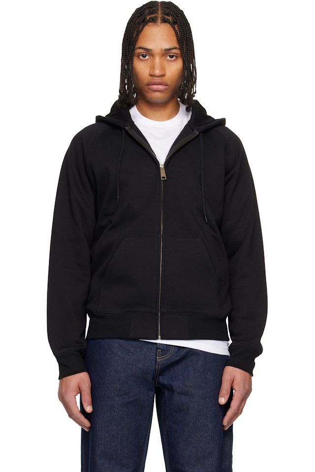 Carhartt Work In Progress — Black Chase Hoodie