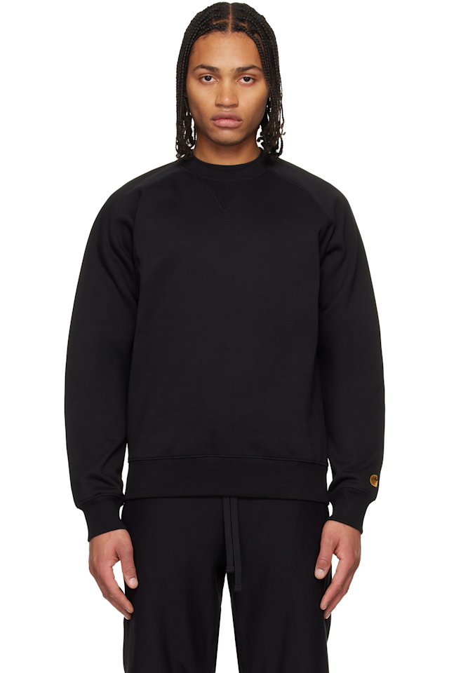 Carhartt Work In Progress — Black Chase Sweatshirt