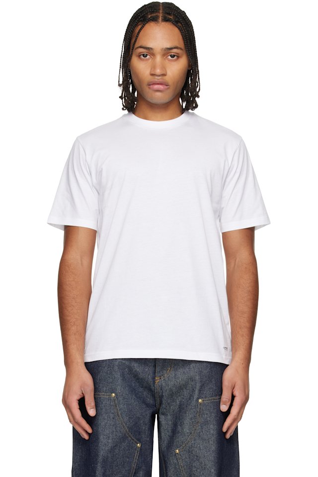 Carhartt Work In Progress — Two-Pack White Standard Crew Neck T-shirts