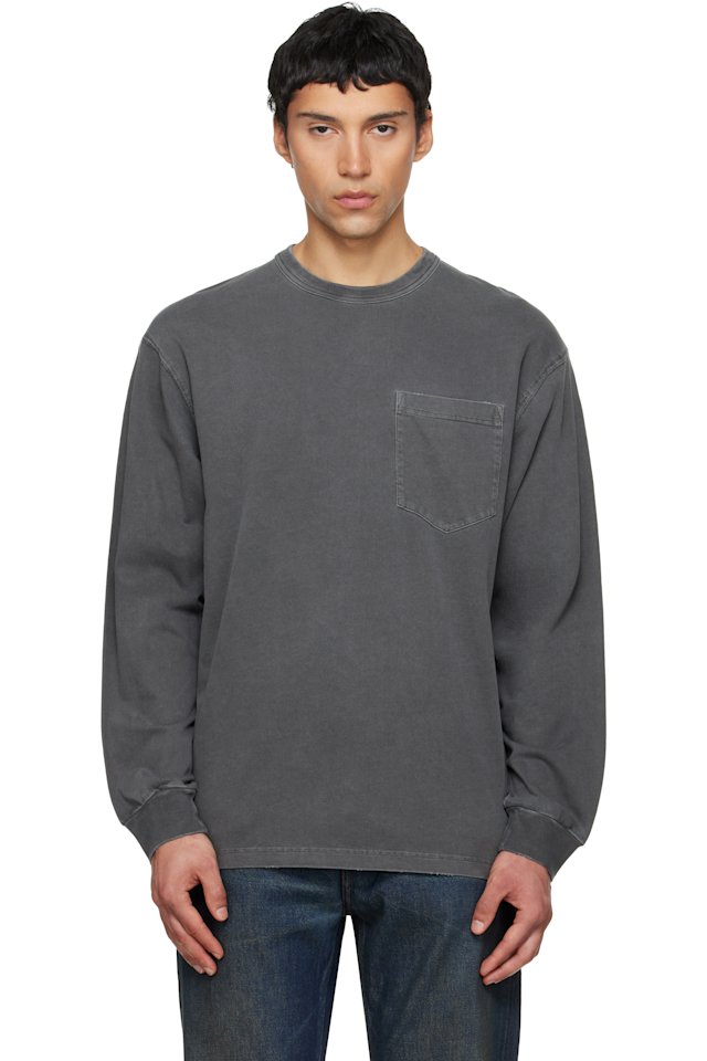 Carhartt Work In Progress — Gray L/S Torion Pocket T-shirt