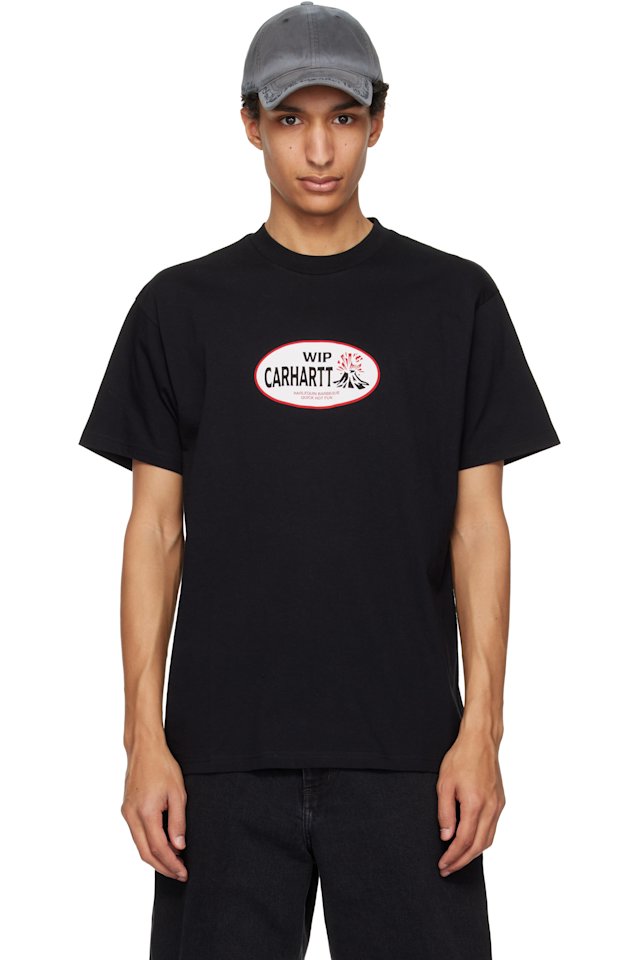 Carhartt Work In Progress — Black S/S Harlequin BBQ T-shirt