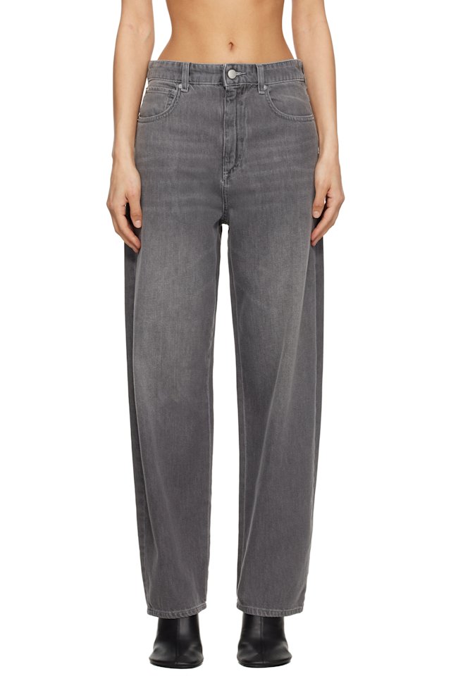 Max Mara — Gray Allegra Jeans