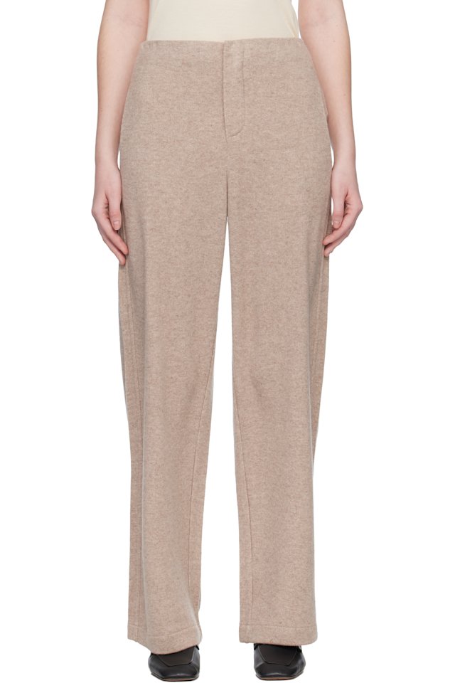 Max Mara — Beige Mxplaude Lounge Pants