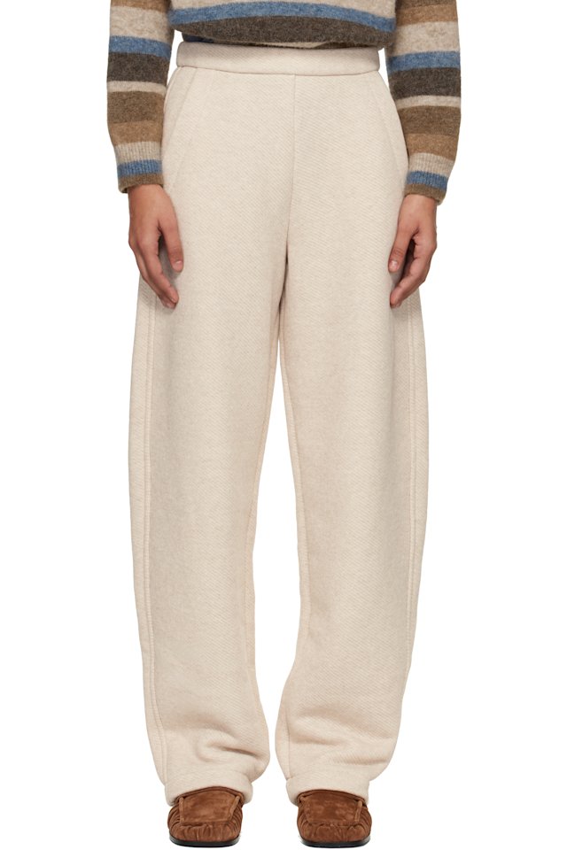 Max Mara — Beige Dente Lounge Pants
