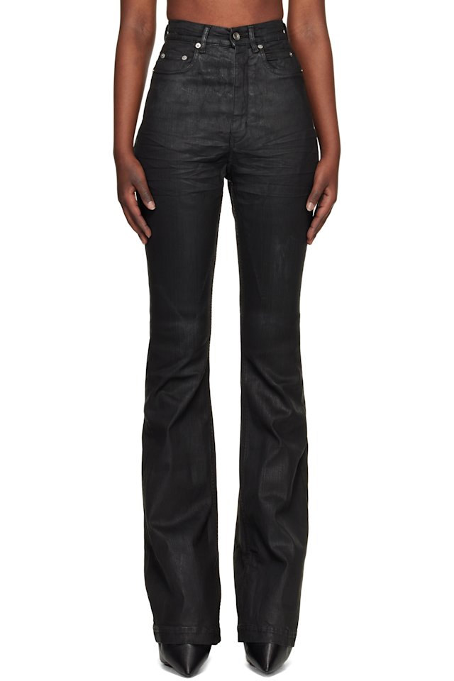 Rick Owens DRKSHDW — Black Temple Bolan Bootcut Jeans