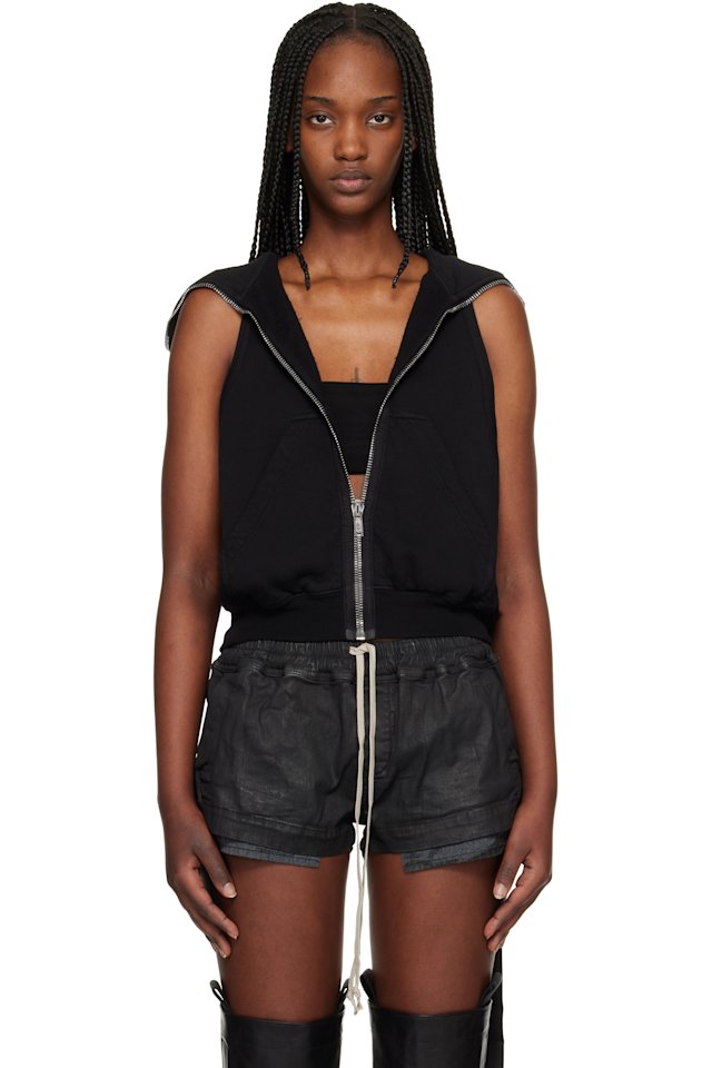 Rick Owens DRKSHDW — Black Temple Cyclops SL Hoodie