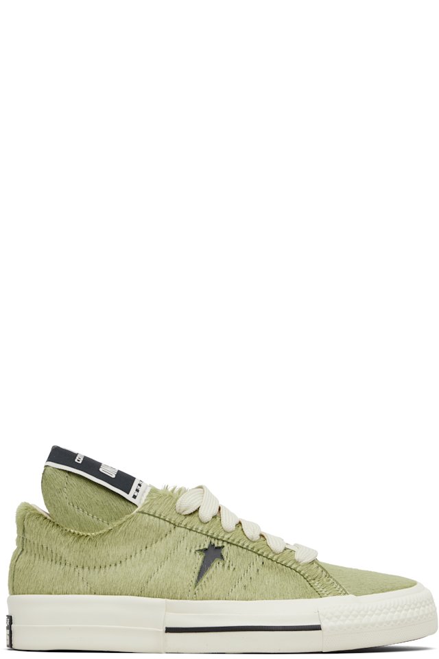 Rick Owens DRKSHDW — Yellow Converse Edition Onestr Sneakers