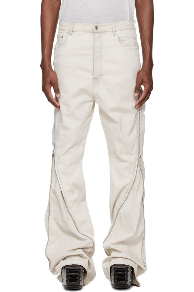 Rick Owens DRKSHDW — Off-White Temple Bolan Banana Jeans