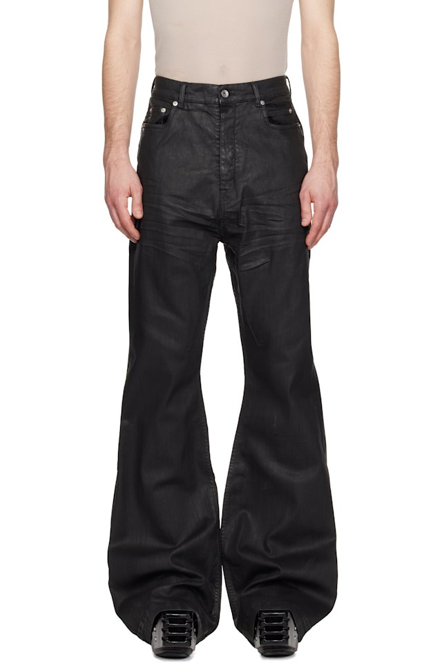 Rick Owens DRKSHDW — Black Temple Bolan Bootcut Jeans