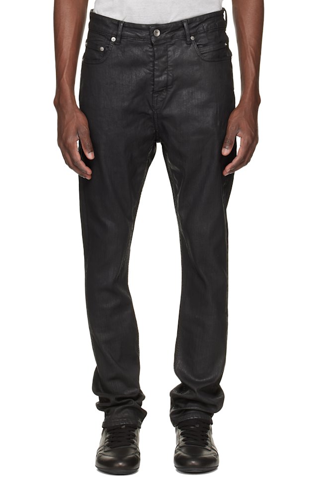 Rick Owens DRKSHDW — Black Temple Detroit Cut Jeans