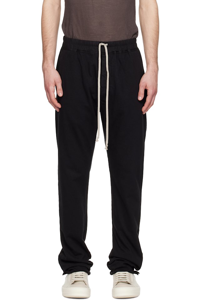 Rick Owens DRKSHDW — Black Temple Berlin Drawstring Sweatpants