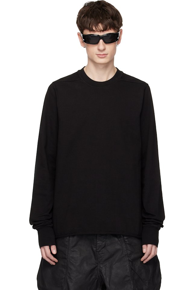 Rick Owens DRKSHDW — Black Temple Crewneck Sweatshirt