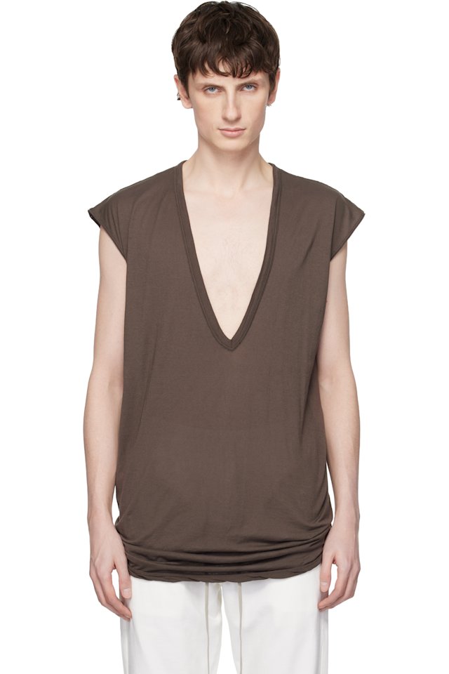 Rick Owens DRKSHDW — Gray Temple Dylan T-shirt