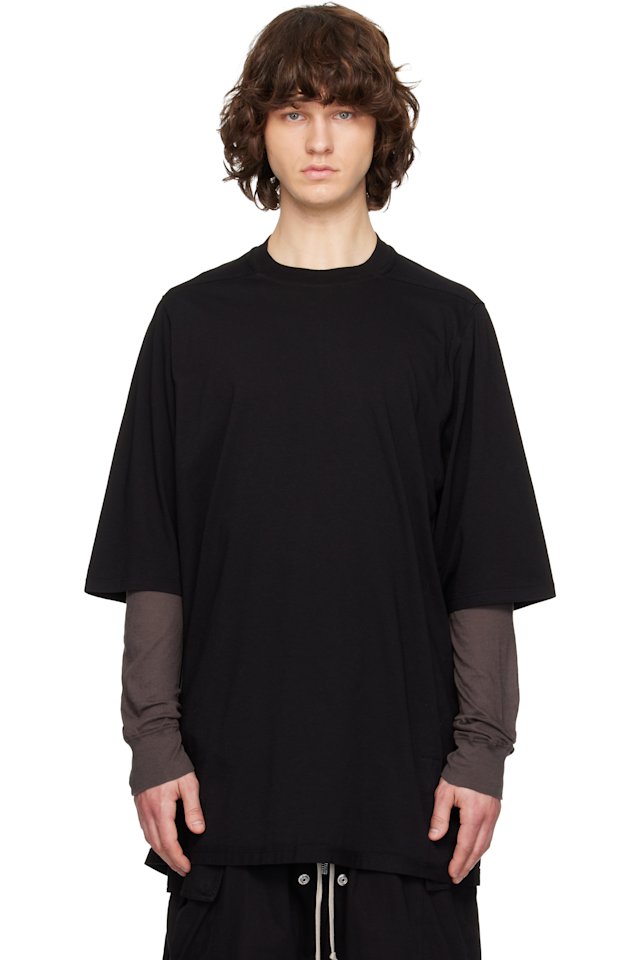 Rick Owens DRKSHDW — Black Temple Jumbo S/S T-shirt